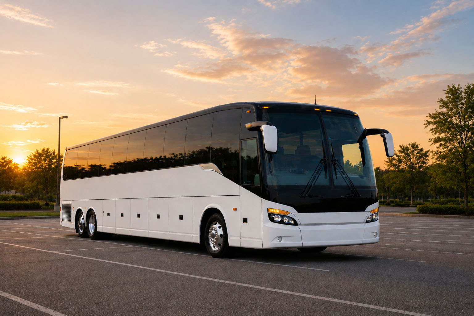 Indianapolis coach bus exterior